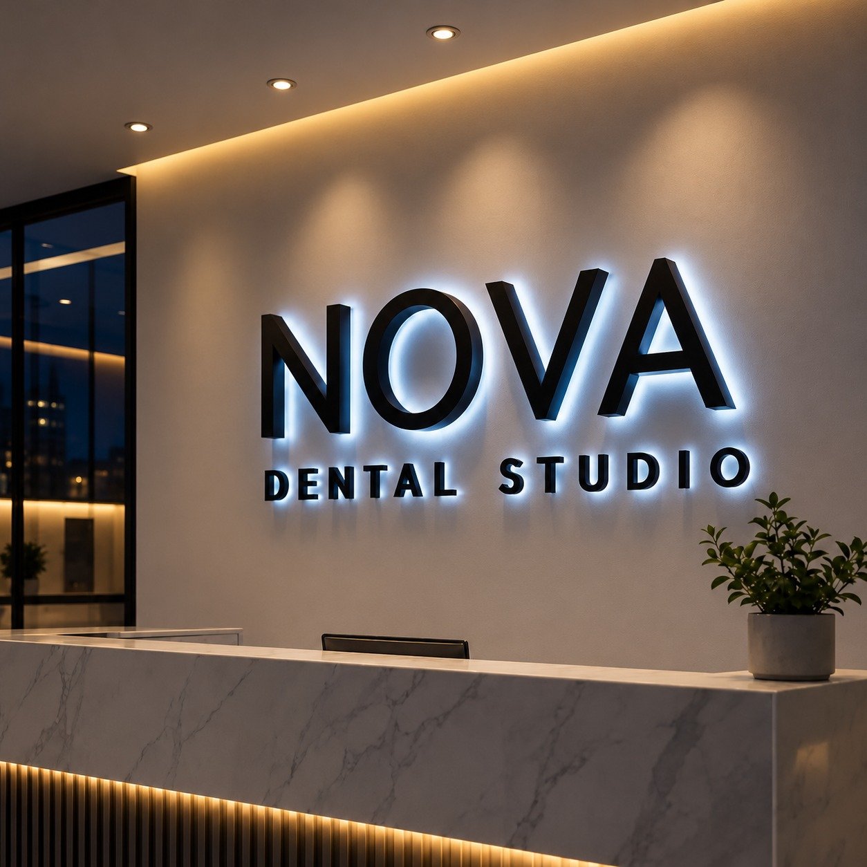 Custom indoor sign