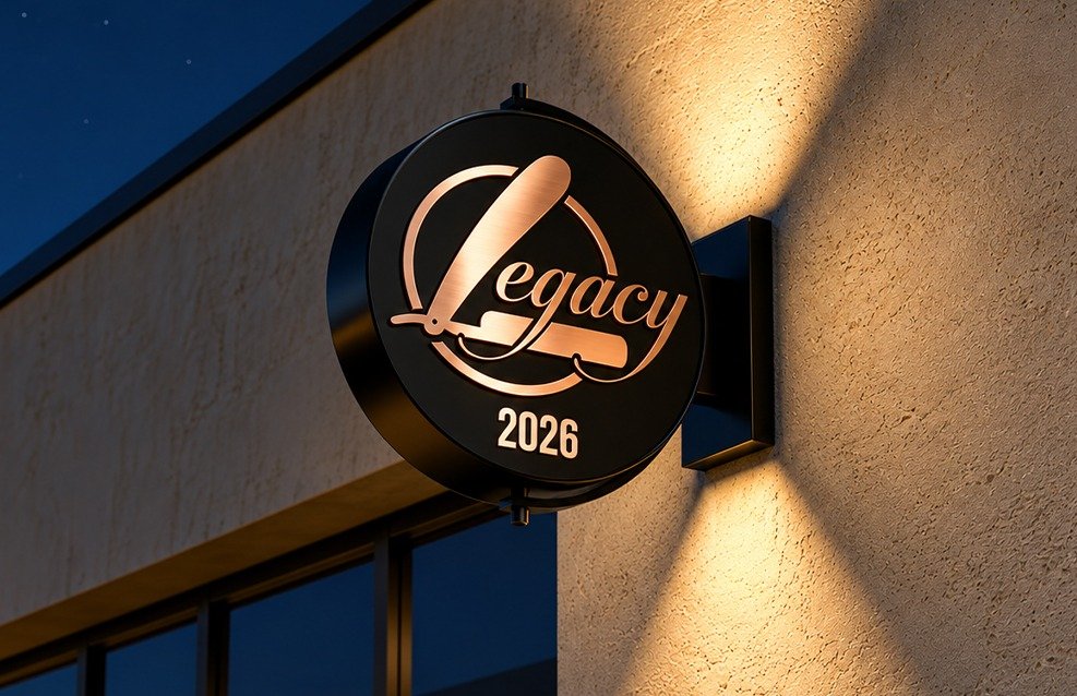 Custom light box sign