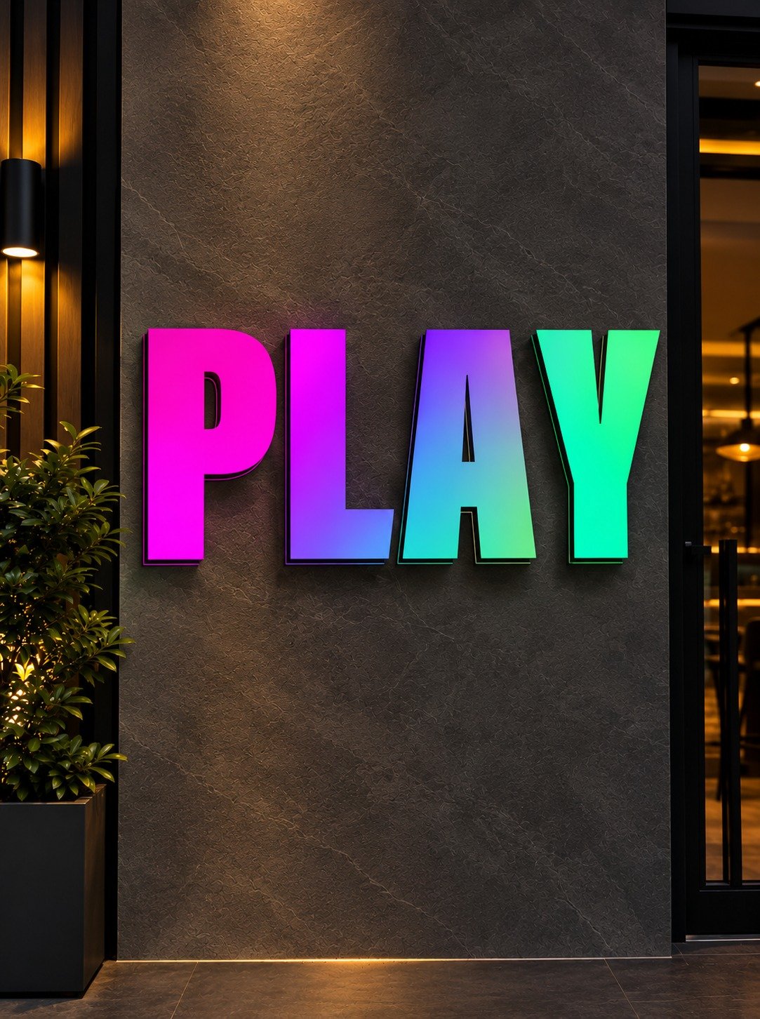PROGRAMMABLE RGB SIGN